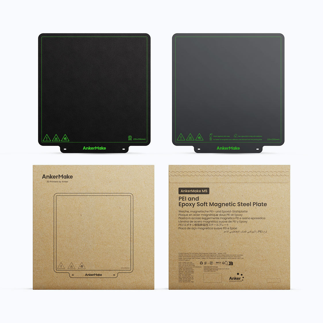 M5 PEI und Epoxy Weichmagnetische Stahlplatte