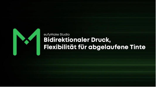 Bidirektionaler Druck ist da, mit Flexibilität für abgelaufene Tinte