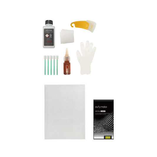 [Gratis Geschenkset] Wartungs-Kit + flexible weiße Tinte + Leinwand