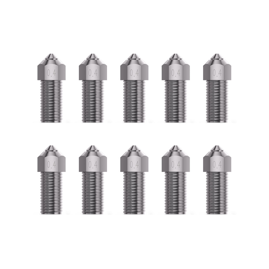 Düsensatz aus gehärtetem Stahl(0.4mm,M5/M5C)